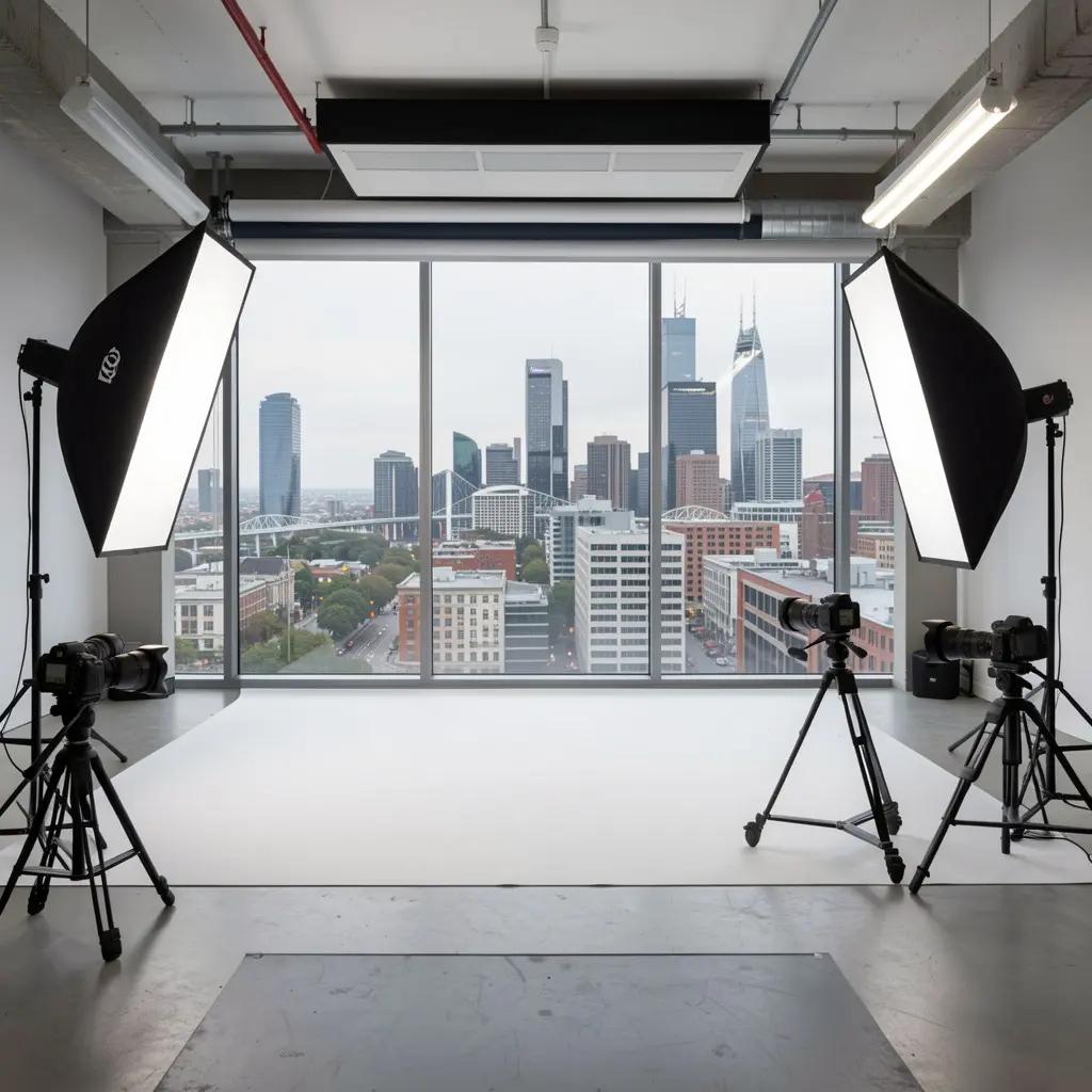 Modern photography studio in Auckland